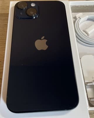 Apple iPhone 14 256 Go Midnight Dual SIM * 88% * Garantie 5 mois * d'origine Ver