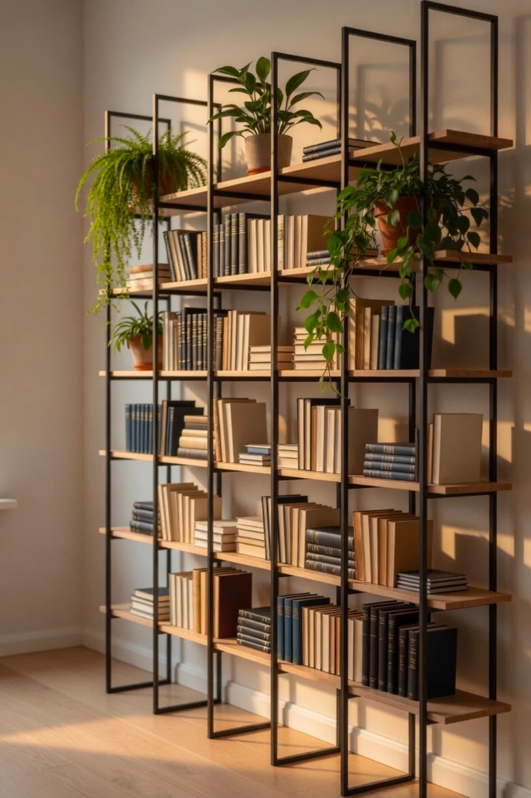 Étagère bibliothèque murale modulable
