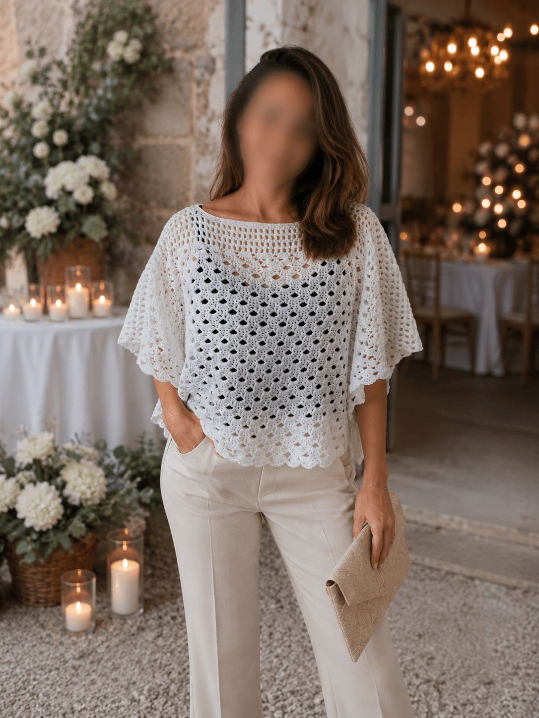 poncho pour ceremonie à vaudreching — 22 €