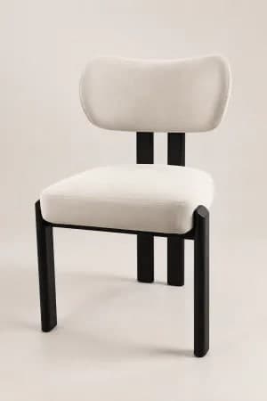Table à manger travertin avec 4 chaises — photo 2