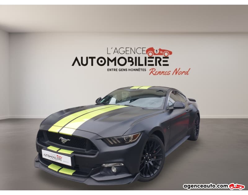 Ford Mustang VI FASTBACK 5.0 V8 GT Black Séries BVM6 - 2015, 98000 km à Rennes Nord — 39 990 €