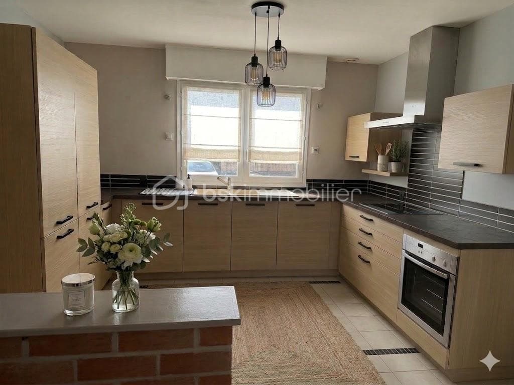 Maison traditionnelle de 110 m² à Leforest - Plain-pied individuel 3 chambres à 62790 Leforest — 308 000 €