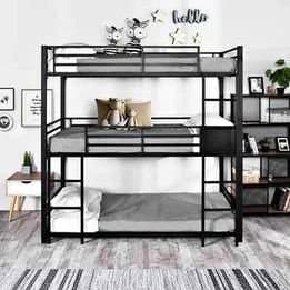 1+1+1 lit superpose avec 3 matelas