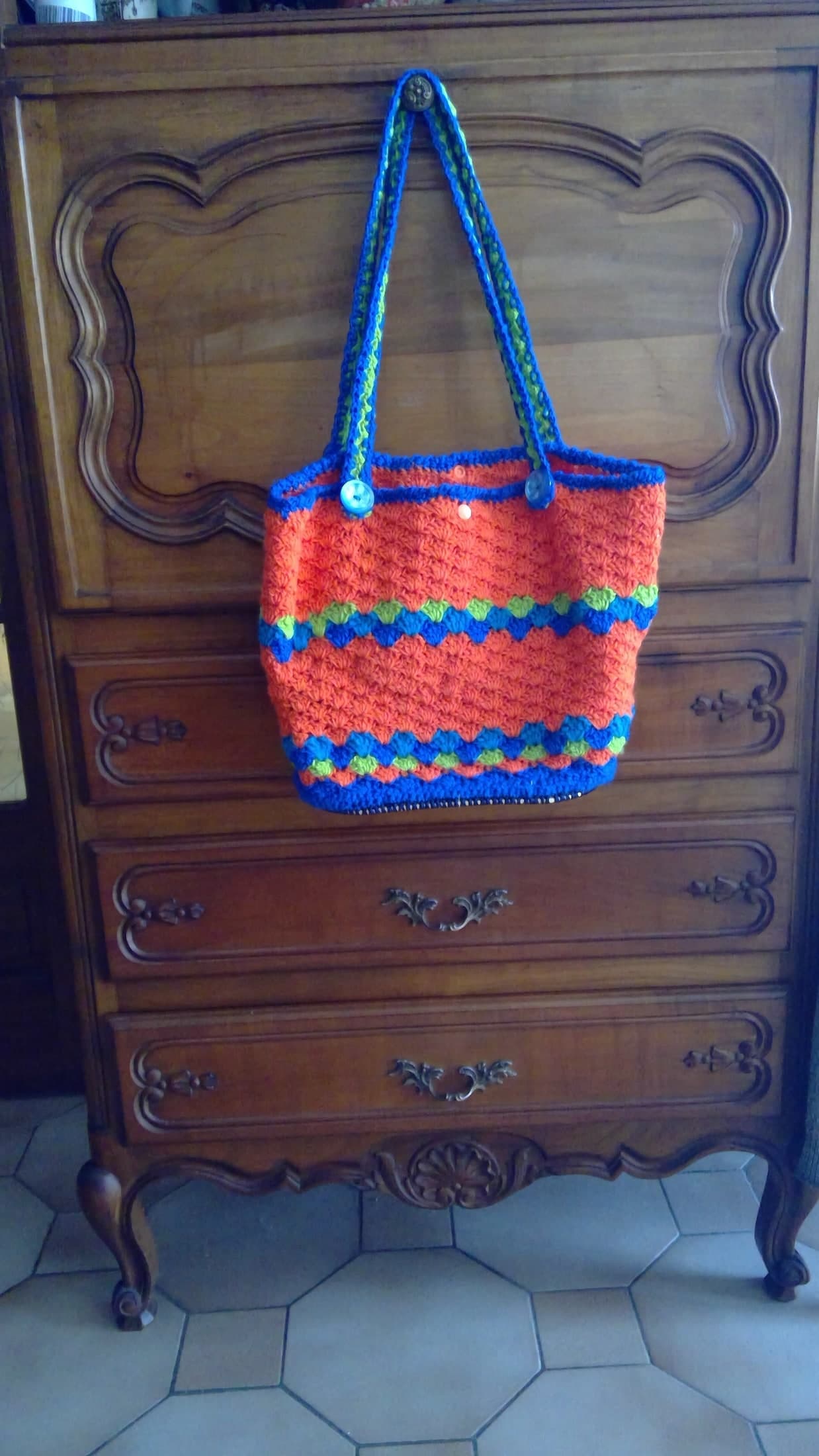 Sac fait main au crochet