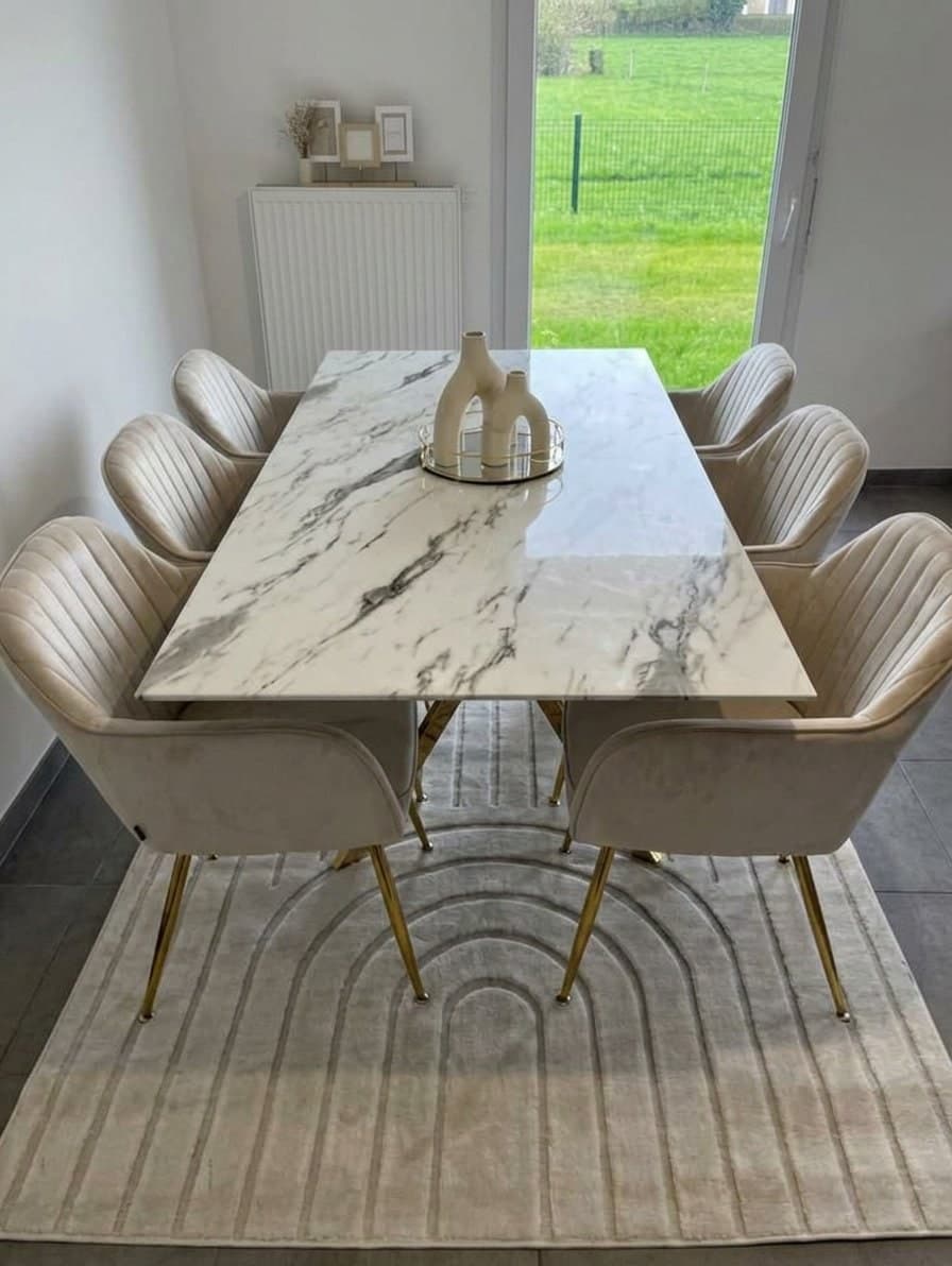Table à Manger avec 6 Chaises – Ensemble Salle à Manger