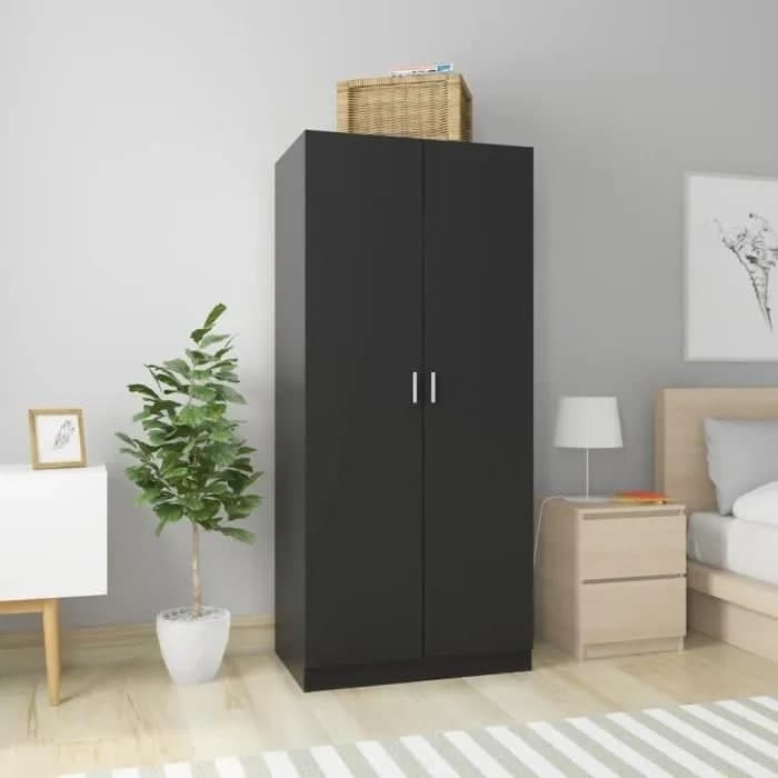 Armoire 2 porte noir — photo 3