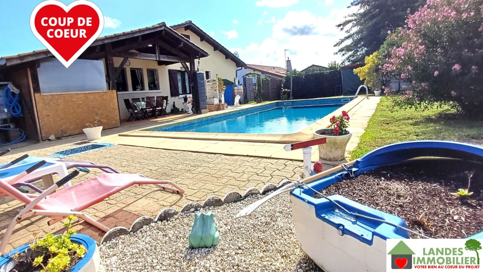 Maison 4 pièces 96m² + piscine 10×5 + garage 27m² sur 800m² — photo 2