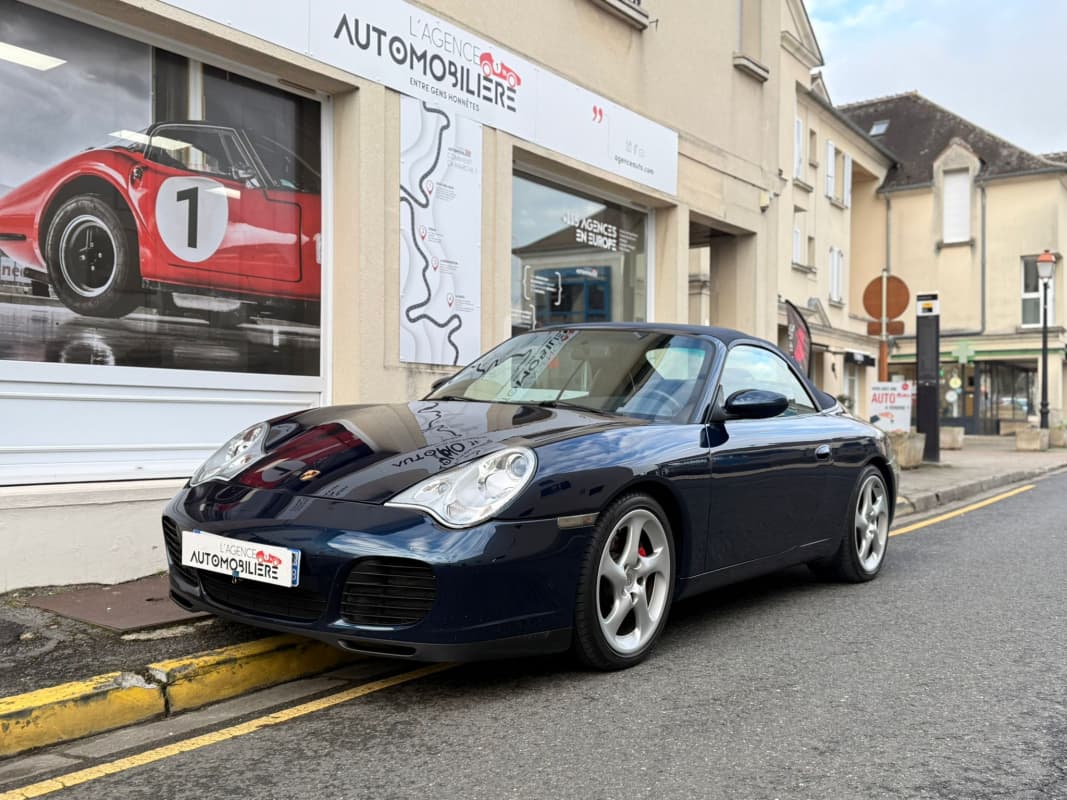 Porsche 911 996 Carrera Cabriolet 3.4 1998 - Bleu - 122990 km — photo 2