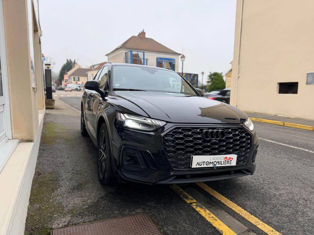 Audi Q5 Sportback 2.0 TDI MILD HYBRID S-TRONIC7 S-Line Noir 2022 — photo 3