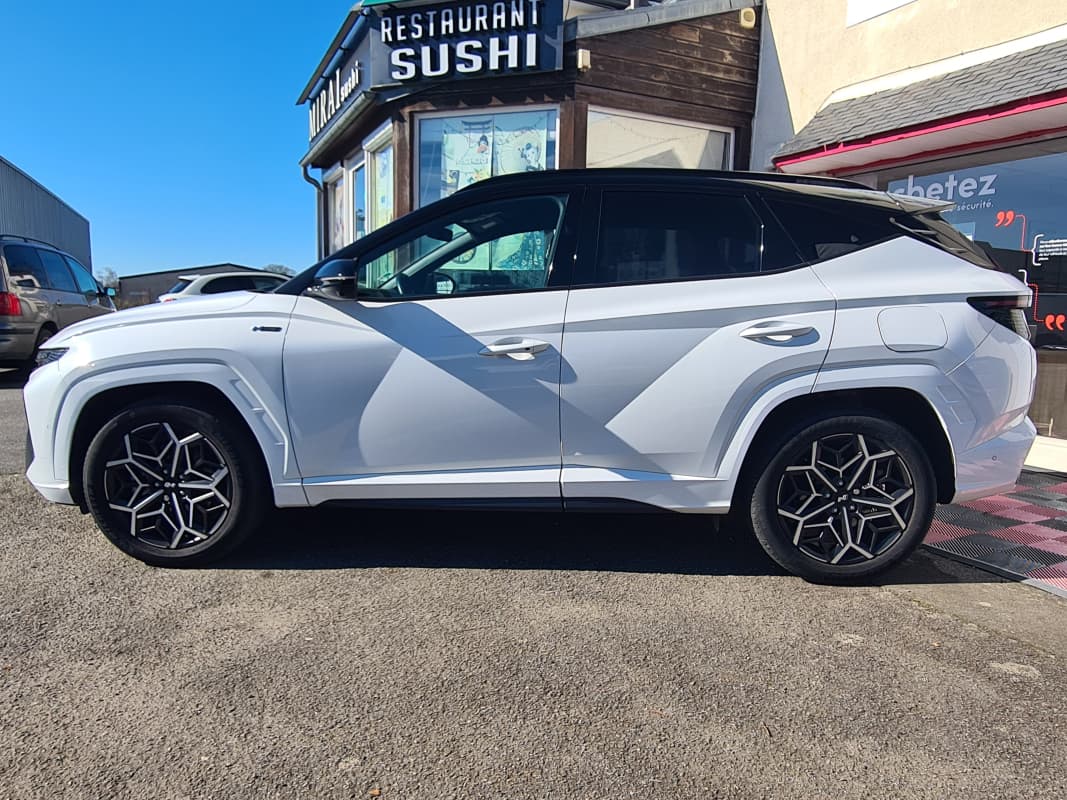 Hyundai Tucson 1.6 T-GDi 230ch N LINE EXECUTIVE HYBRIDE BVA6 Blanc 2022 — photo 2