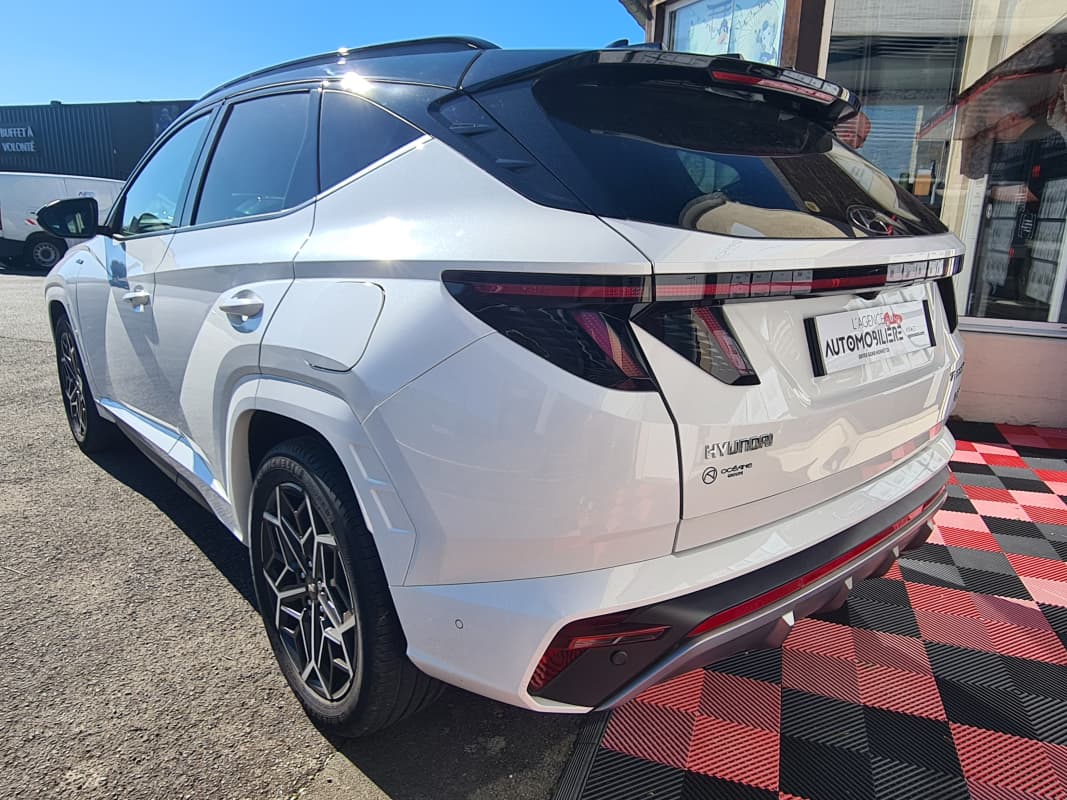Hyundai Tucson 1.6 T-GDi 230ch N LINE EXECUTIVE HYBRIDE BVA6 Blanc 2022 — photo 3